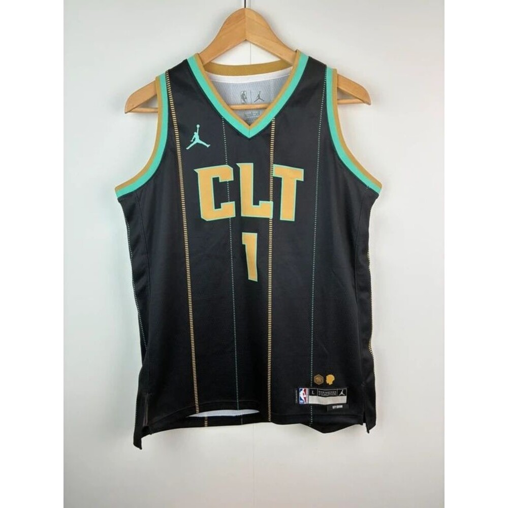 NBA Charlotte Hornets Lamelo Ball 1 City Edition Jersey Nike Basketball L 14/16Y